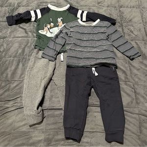 Tommy Bahama - 4pc Set - Blue, Grey, & Green - Sz: 18M